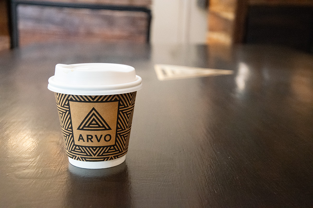 Coffee cup on a table